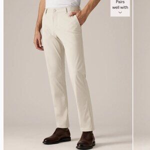 Rhone Commuter Pants Stretch Performance Fabric Golf Mens 32 tan khaki stone